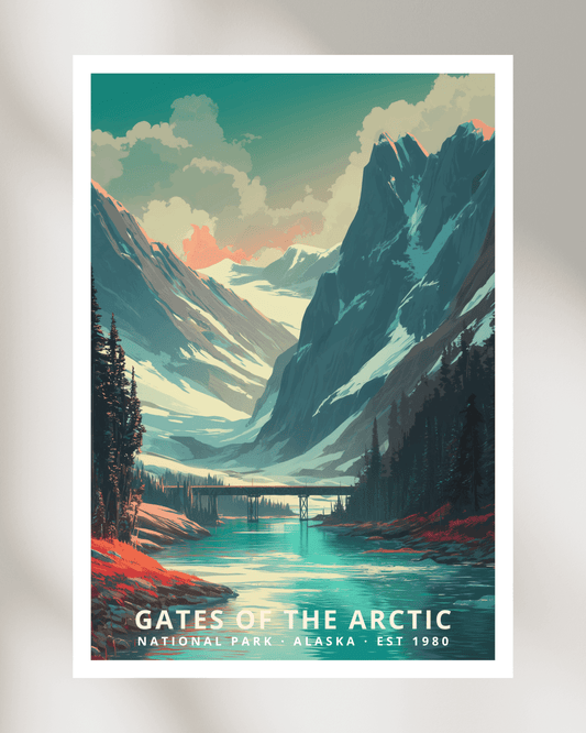 Gates of the Arctic National Park Poster - Alaska, USA