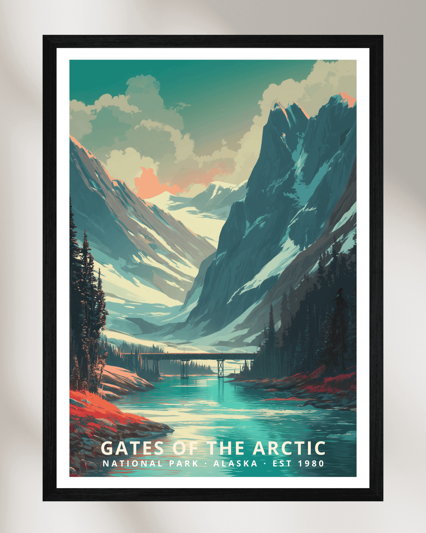Gates of the Arctic National Park Poster - Alaska, USA