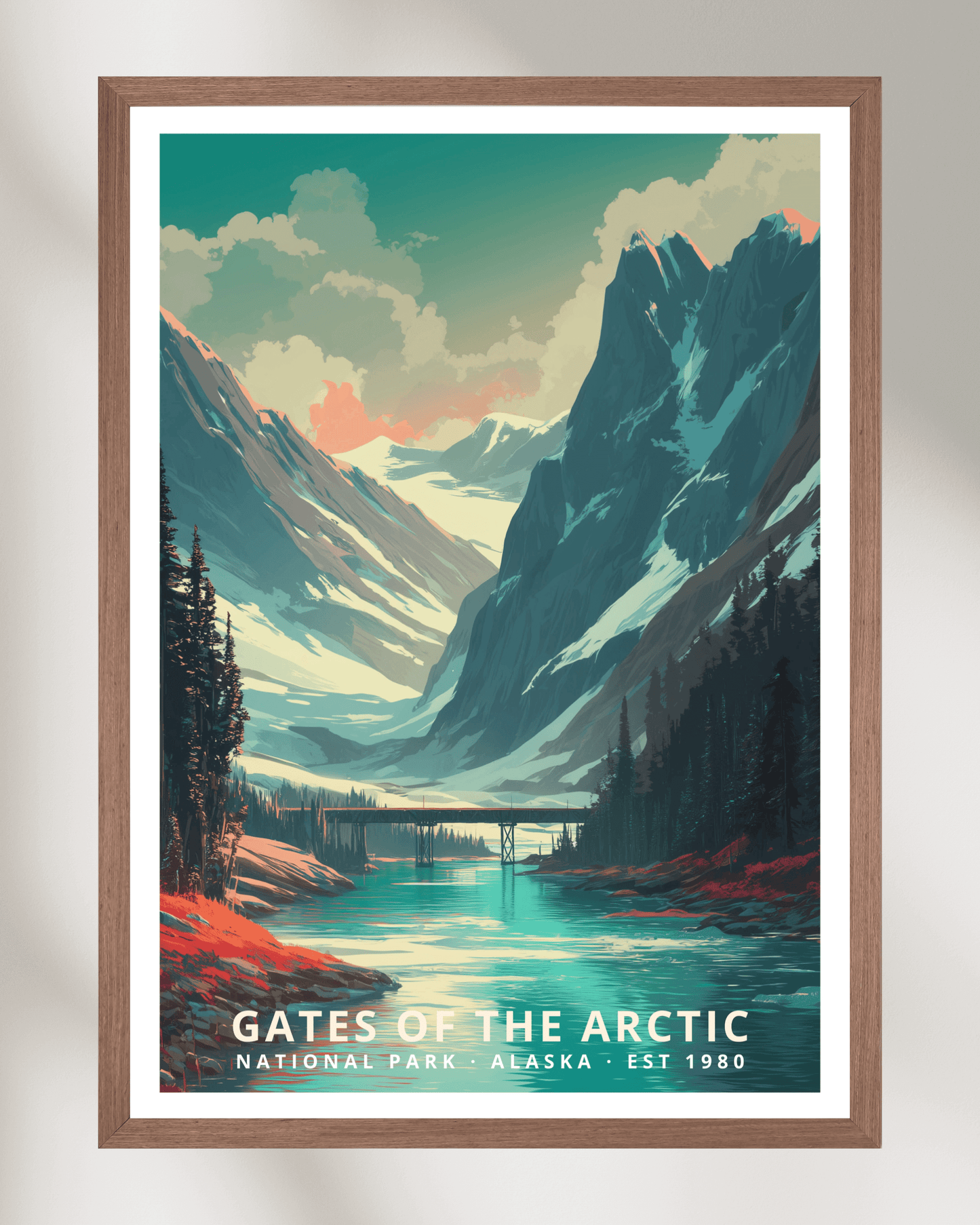 Gates of the Arctic National Park Poster - Alaska, USA