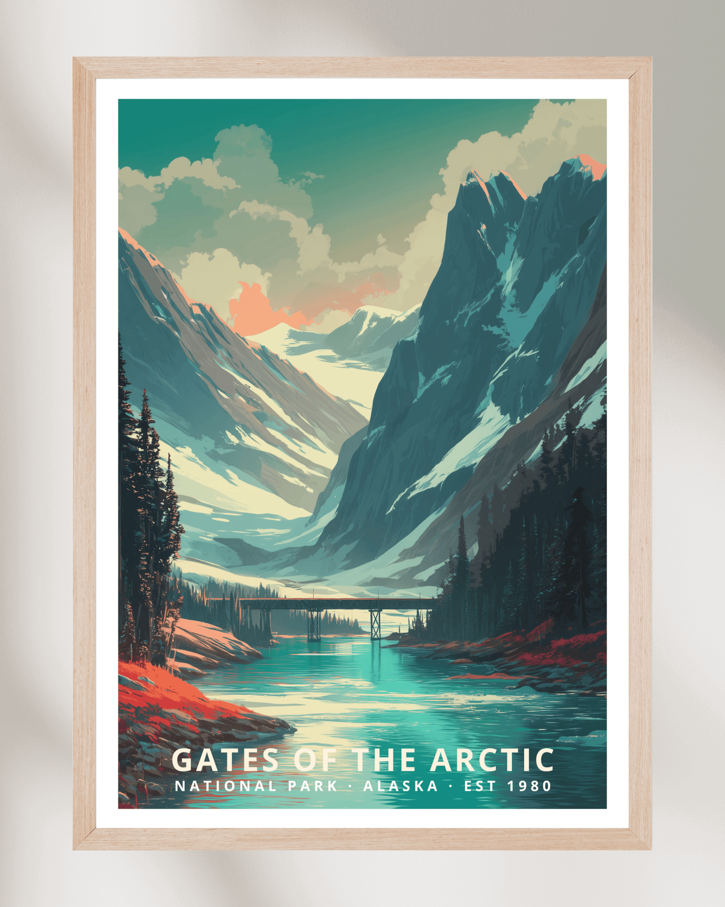 Gates of the Arctic National Park Poster - Alaska, USA