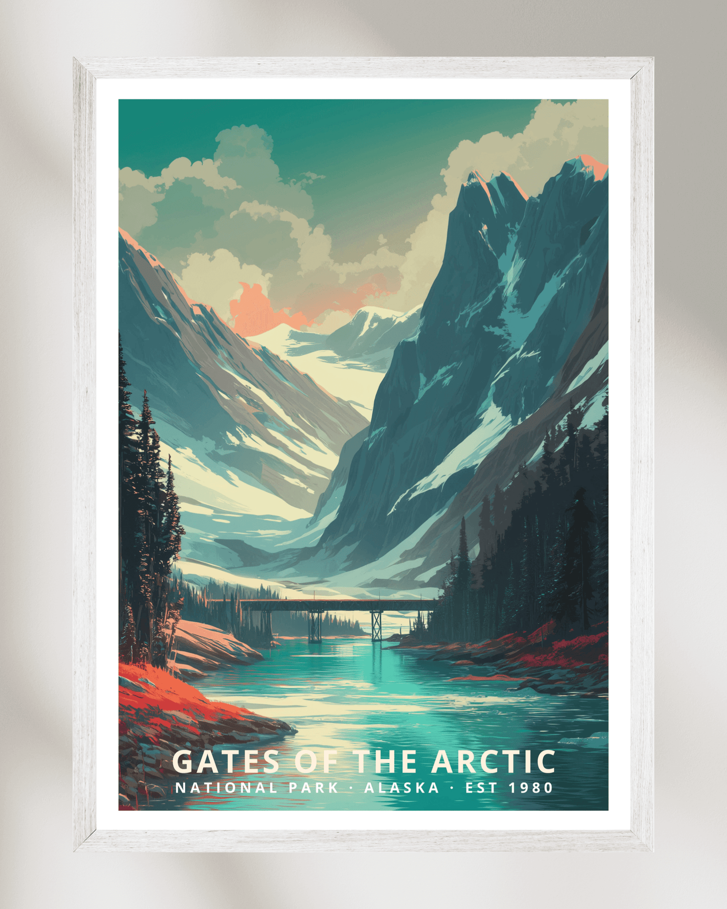 Gates of the Arctic National Park Poster - Alaska, USA