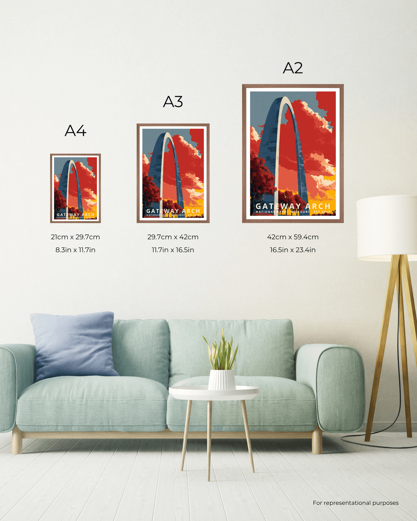 Gateway Arch National Park Poster - Missouri, USA