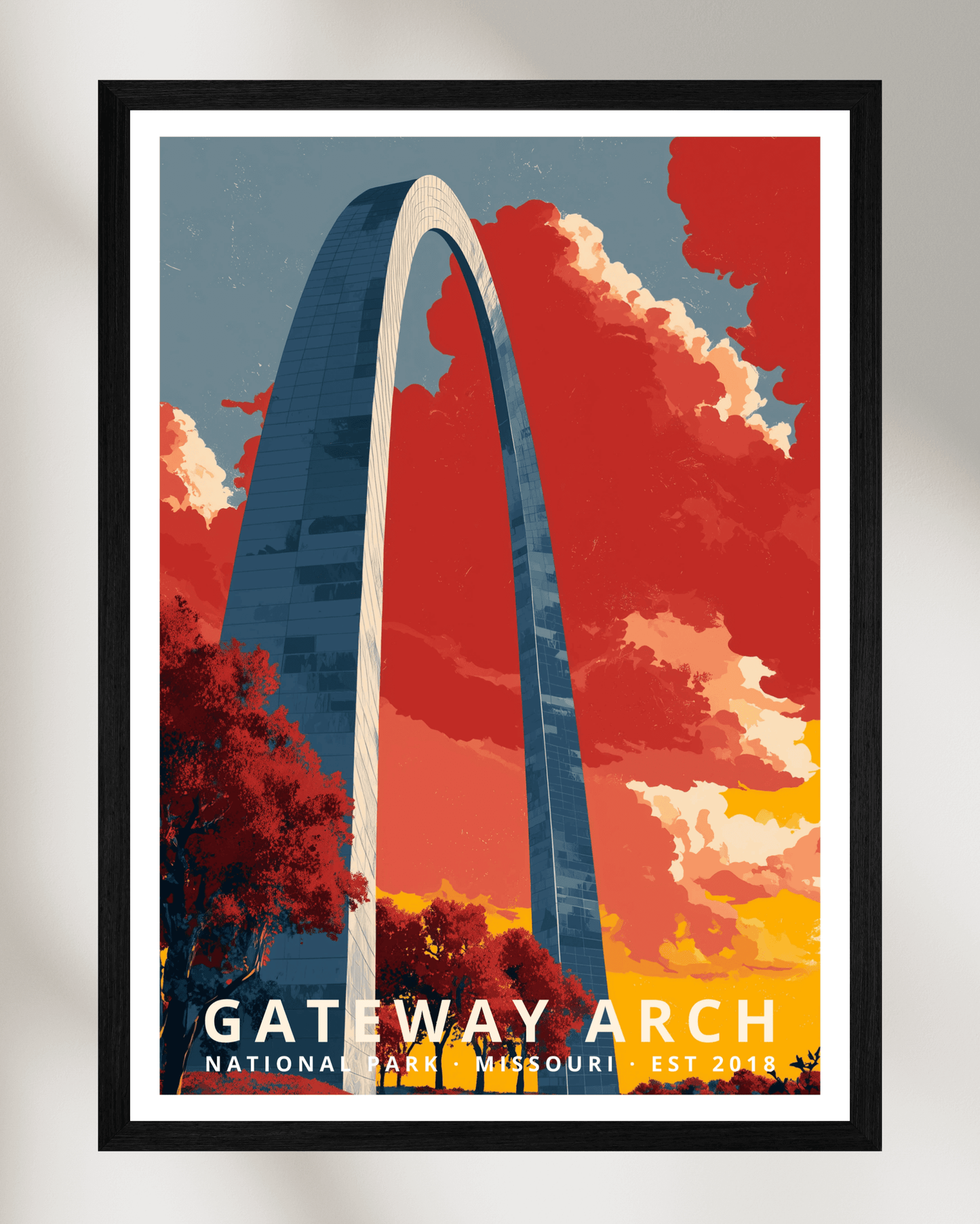 Gateway Arch National Park Poster - Missouri, USA