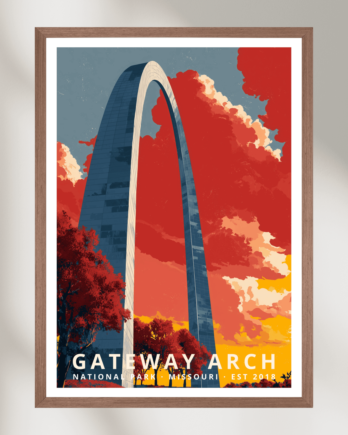 Gateway Arch National Park Poster - Missouri, USA