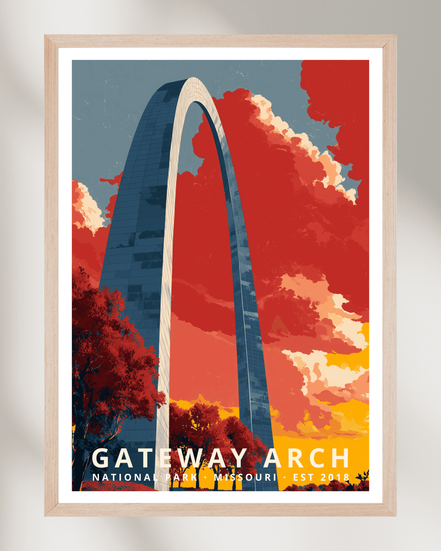 Gateway Arch National Park Poster - Missouri, USA