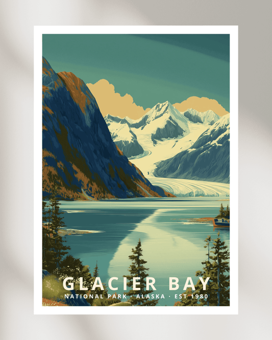 Glacier Bay National Park Poster - Alaska, USA