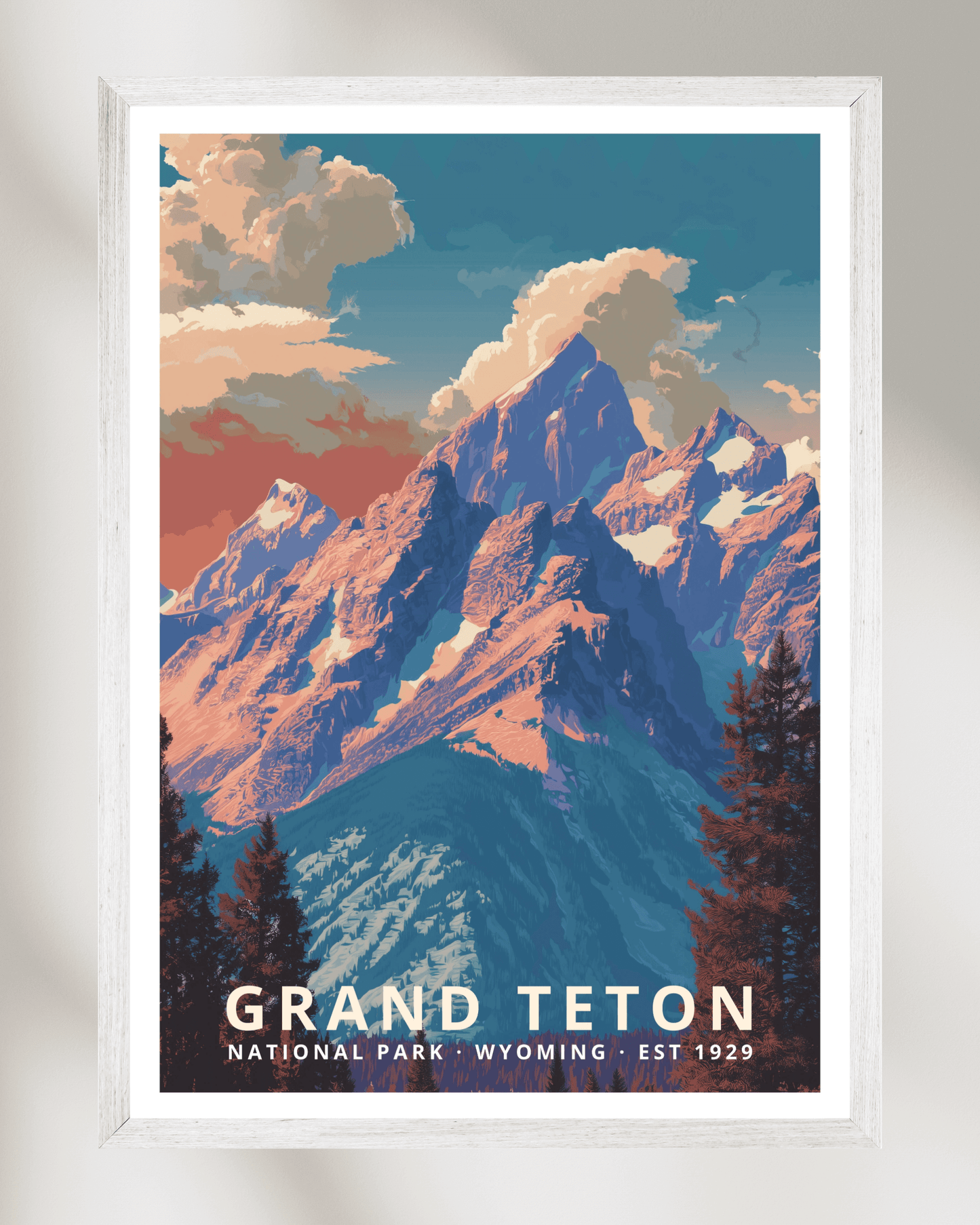 Grand Teton National Park Poster - Wyoming, USA