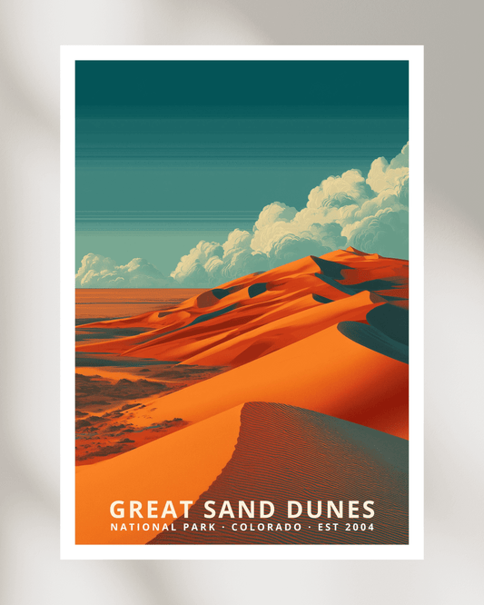 Great Sand Dunes National Park Poster - Colorado, USA