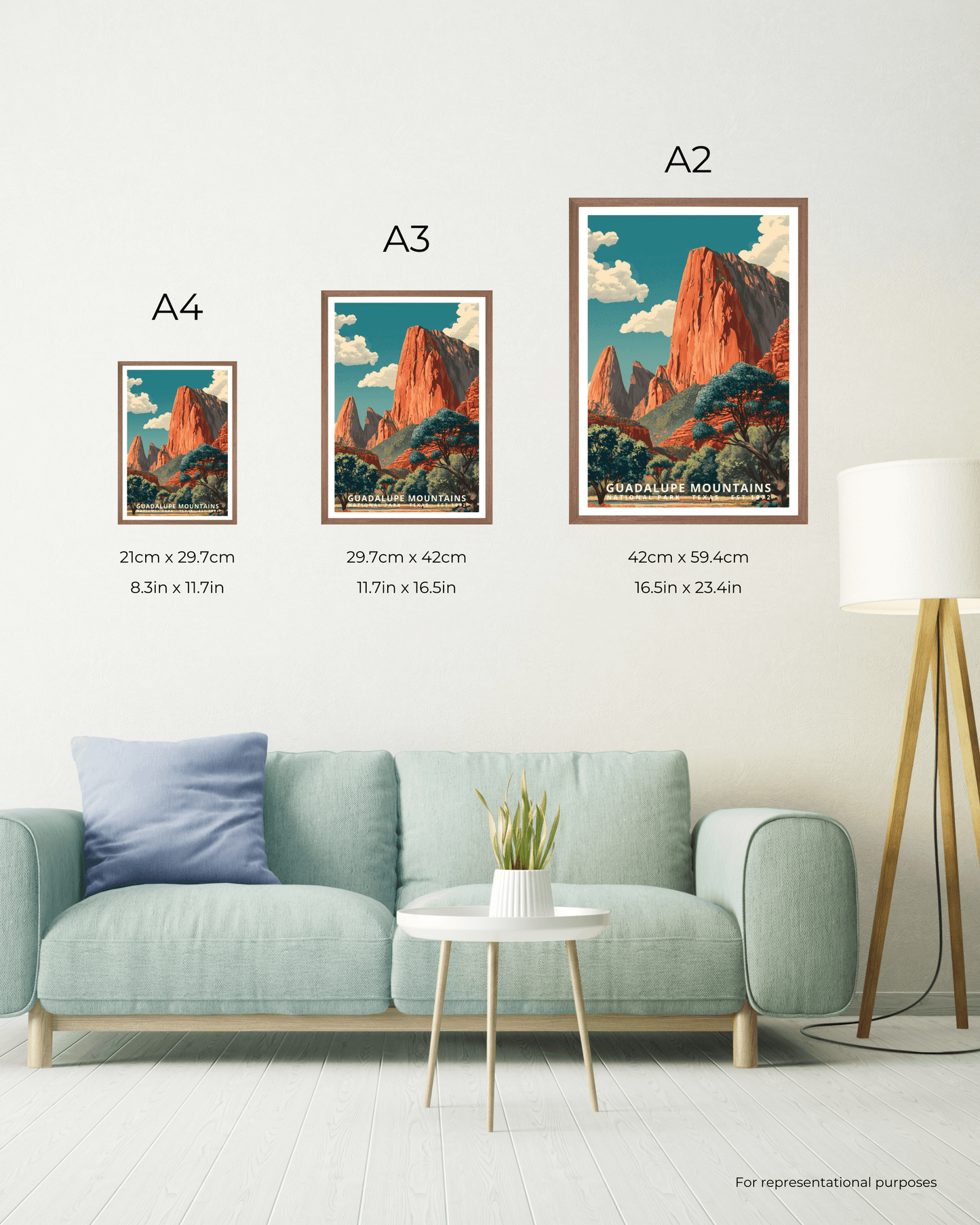 Guadalupe Mountains National Park Poster - Texas, USA