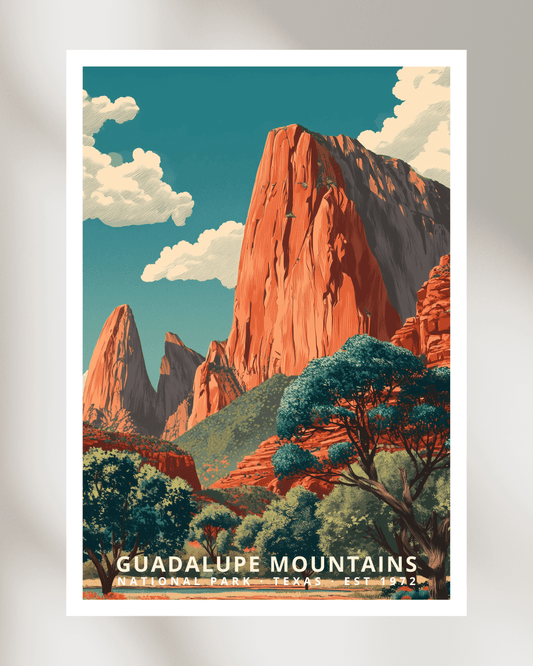 Guadalupe Mountains National Park Poster - Texas, USA