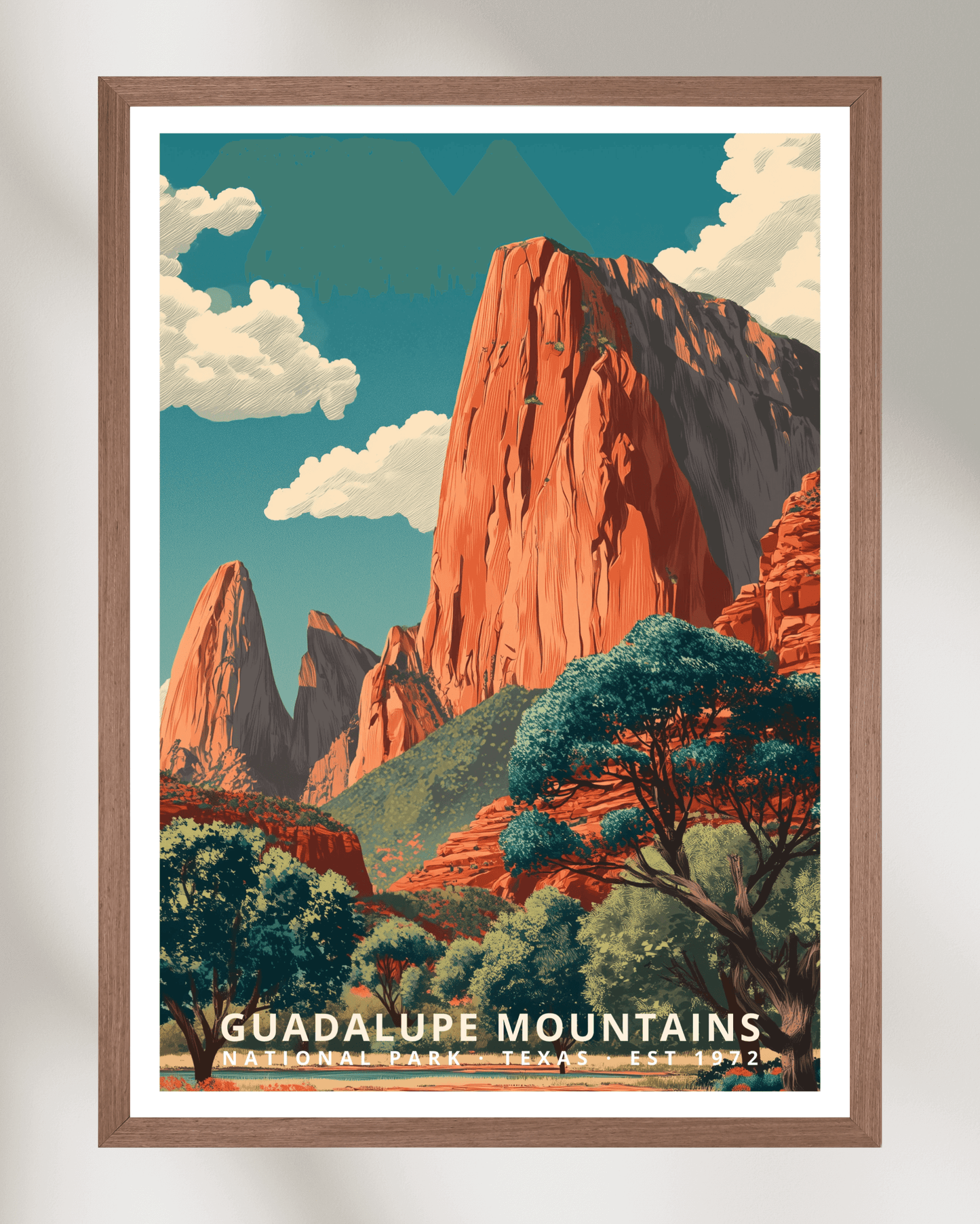 Guadalupe Mountains National Park Poster - Texas, USA