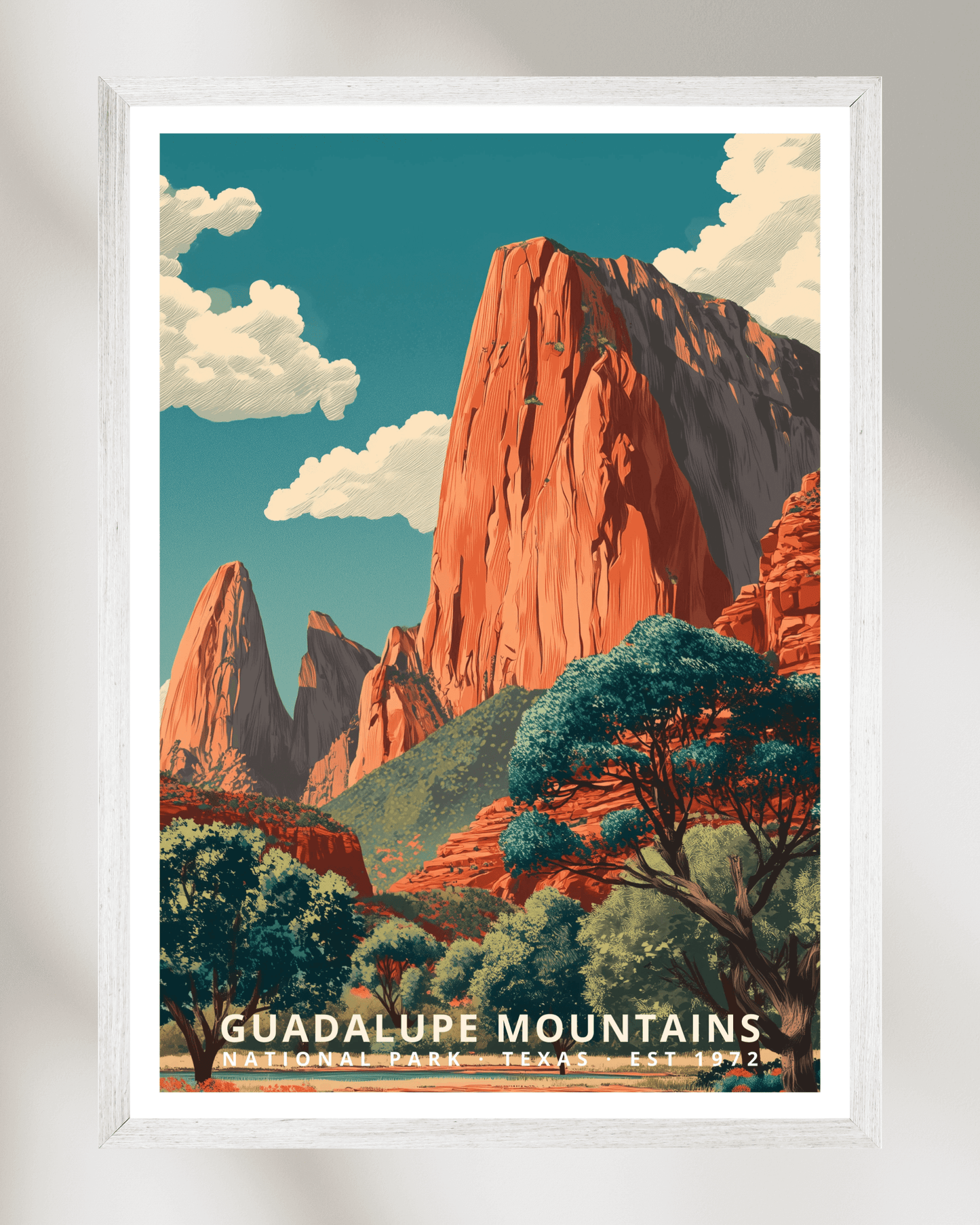 Guadalupe Mountains National Park Poster - Texas, USA