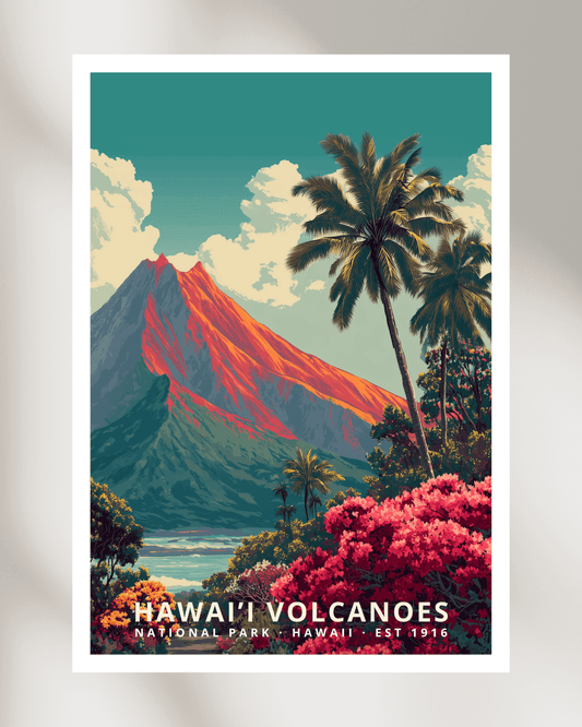 Hawaiʻi Volcanoes National Park Poster - Hawaii, USA