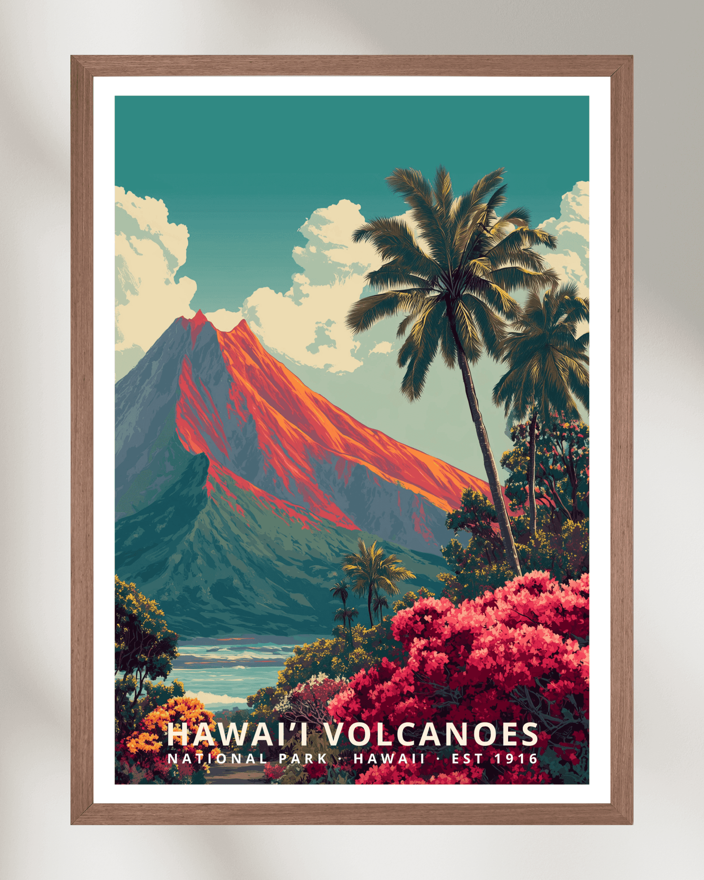 Hawaiʻi Volcanoes National Park Poster - Hawaii, USA