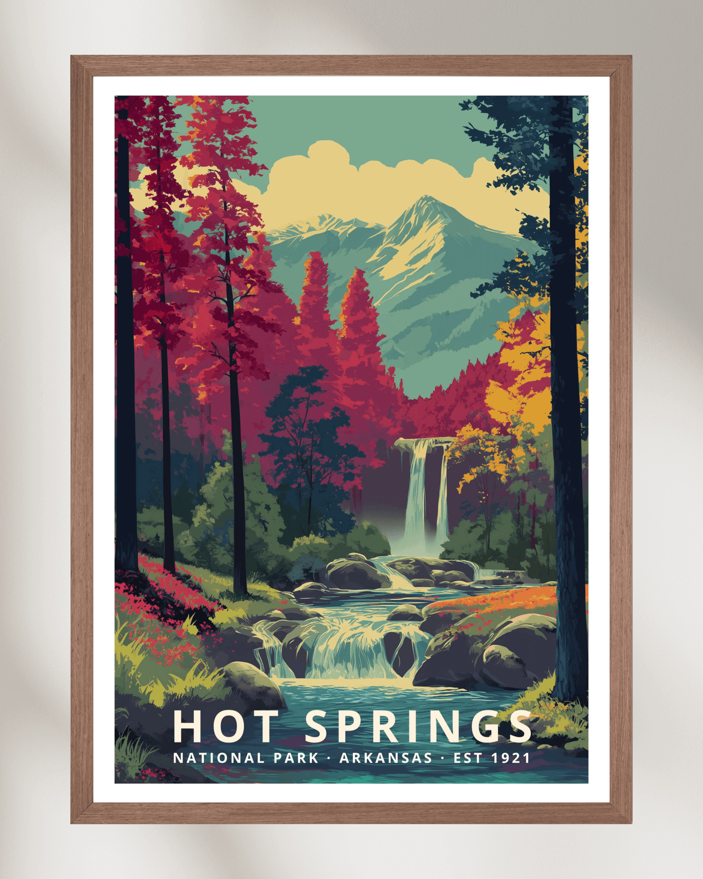 Hot Springs National Park Poster - Arkansas, USA