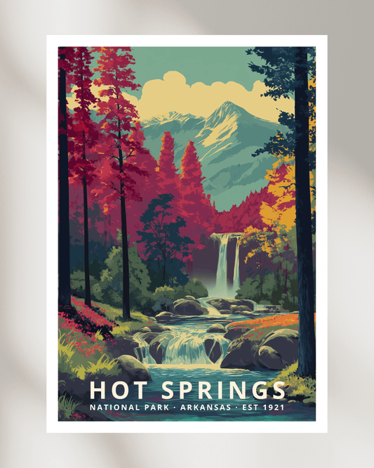 Hot Springs National Park Poster - Arkansas, USA