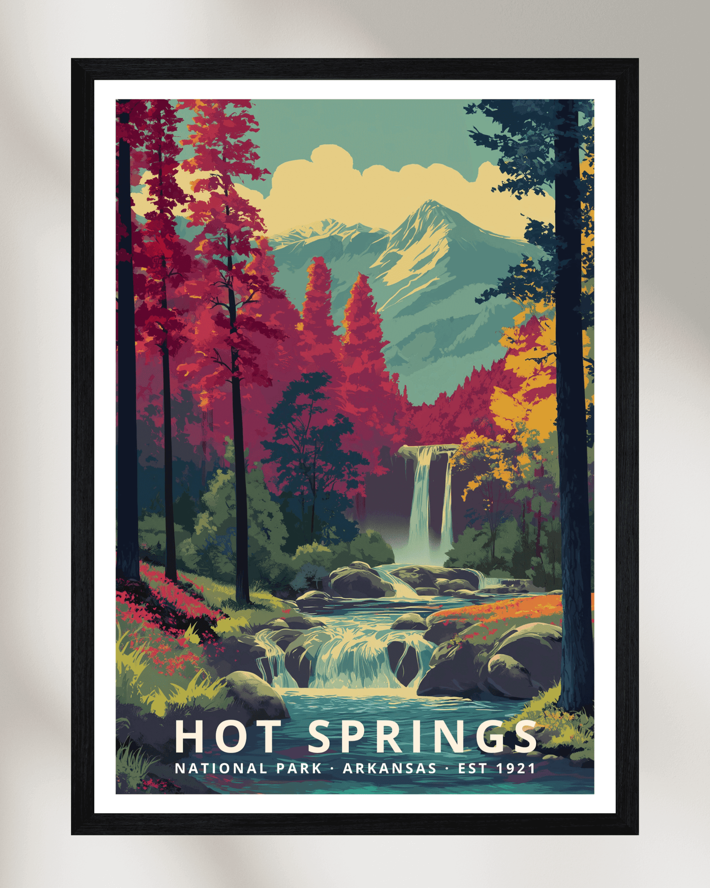 Hot Springs National Park Poster - Arkansas, USA
