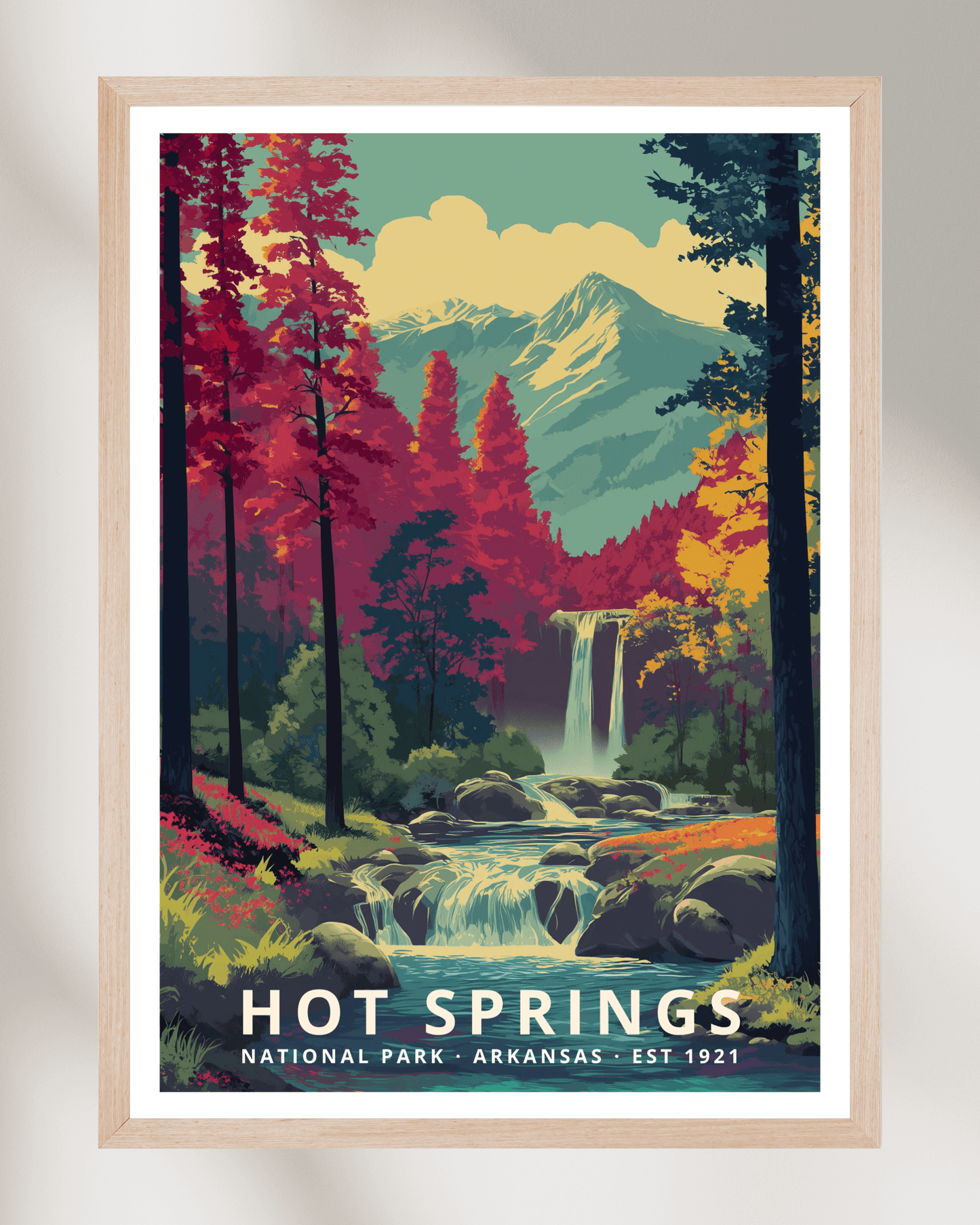 Hot Springs National Park Poster - Arkansas, USA