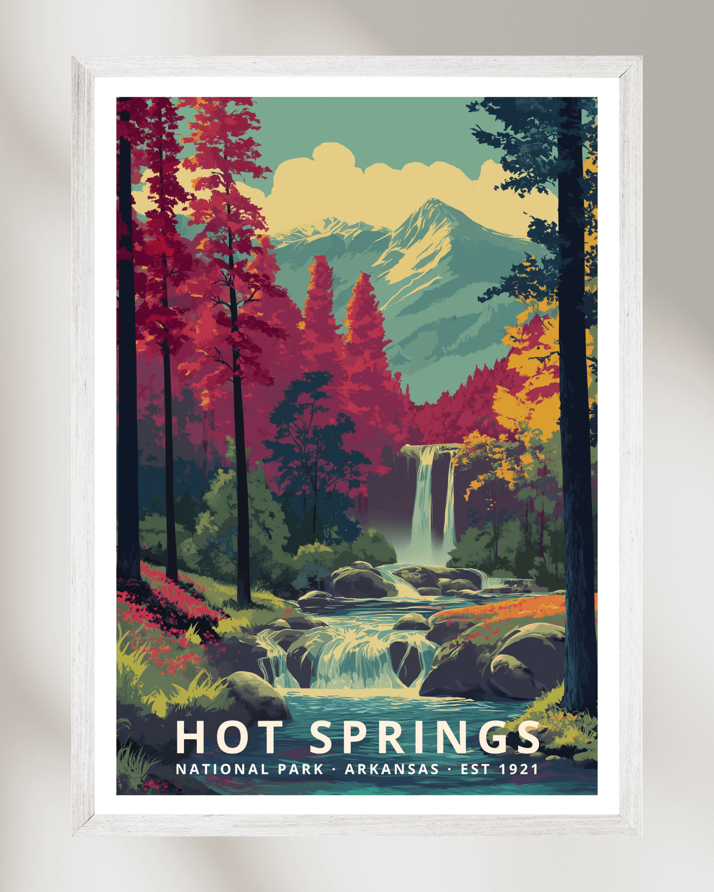 Hot Springs National Park Poster - Arkansas, USA