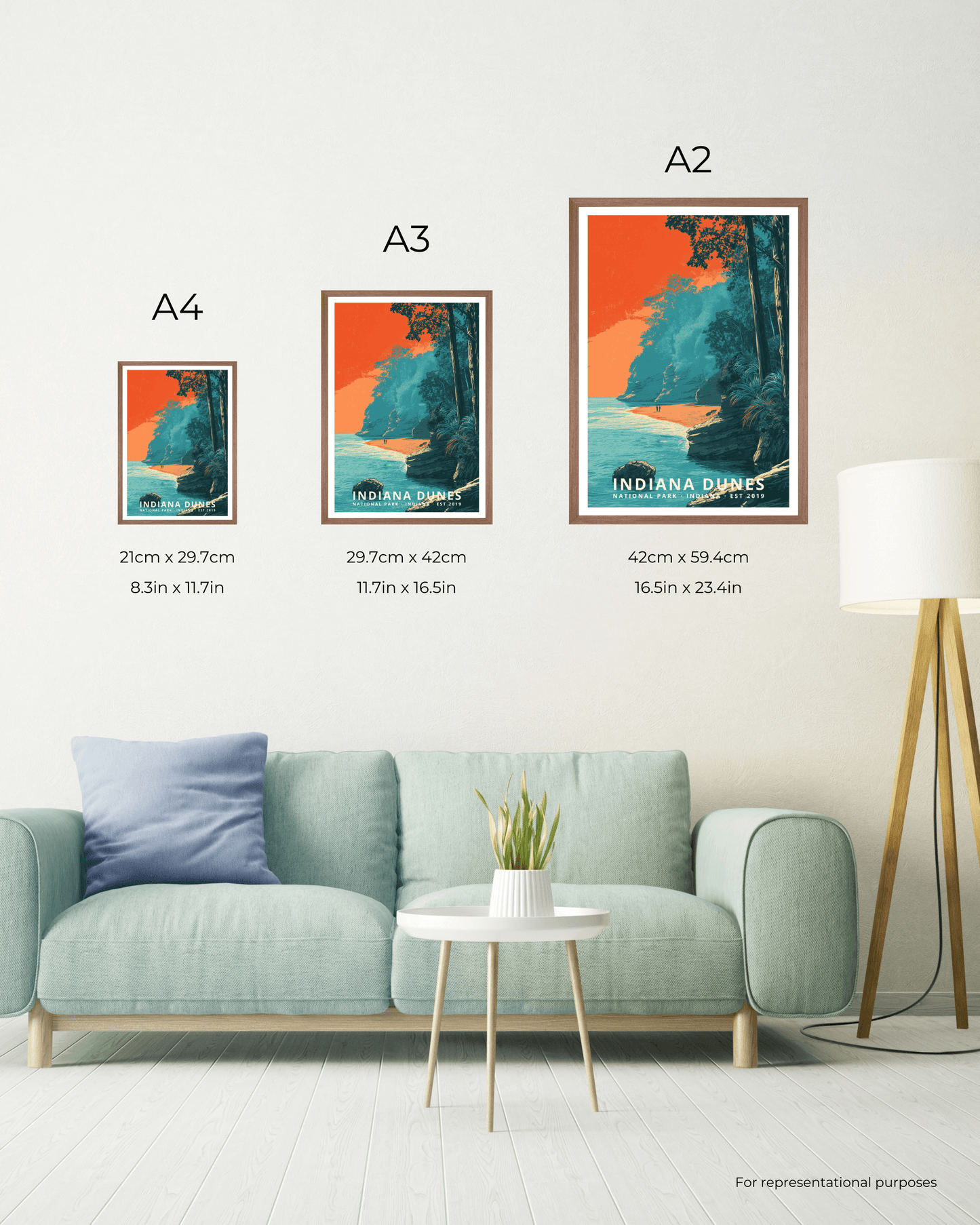 Indiana Dunes National Park Poster - Indiana, USA