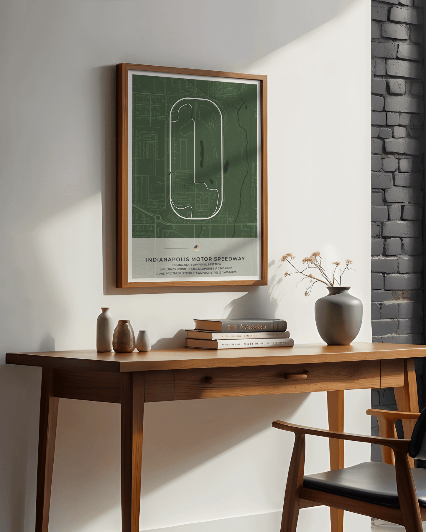 Indianapolis Motor Speedway - Circuit Map Poster
