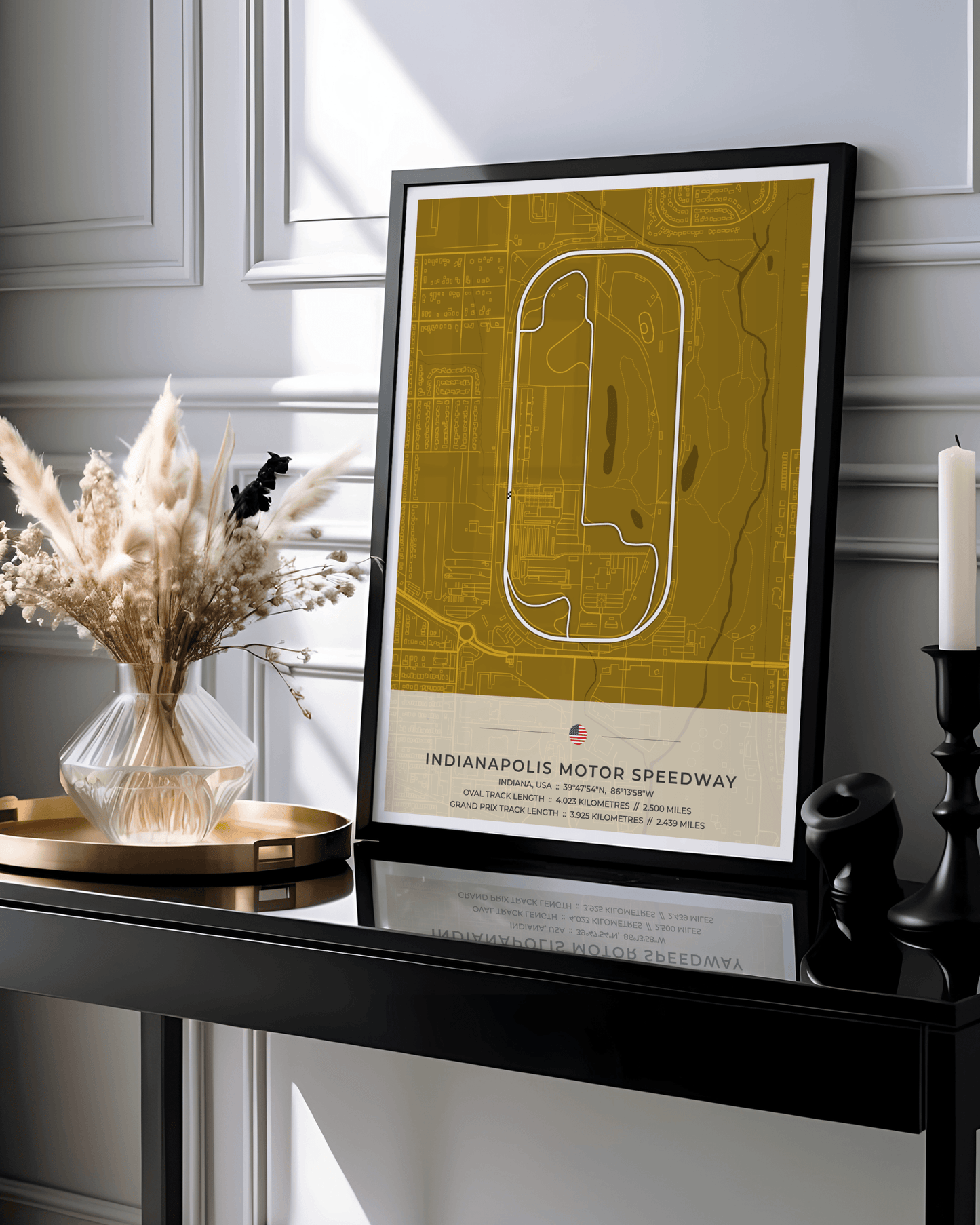 Indianapolis Motor Speedway - Circuit Map Poster