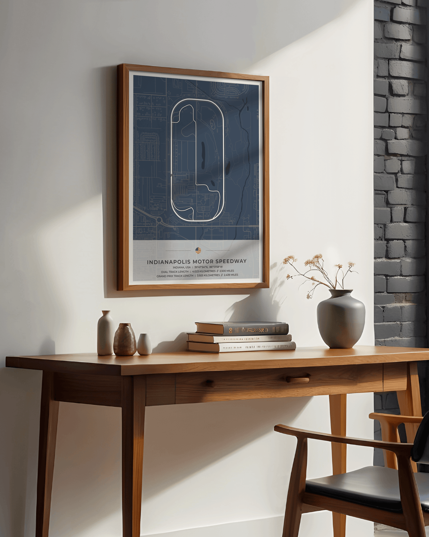 Indianapolis Motor Speedway - Circuit Map Poster
