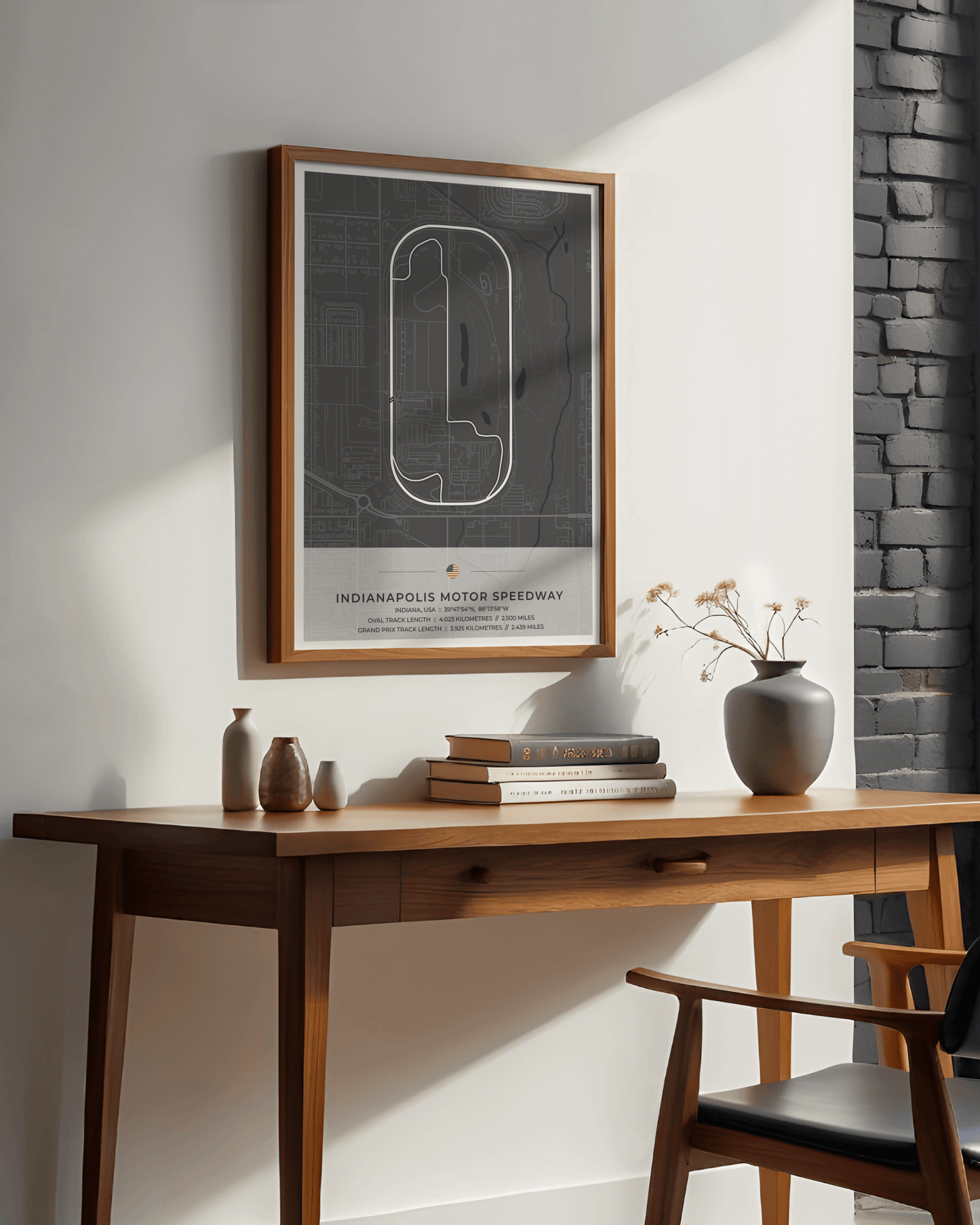 Indianapolis Motor Speedway - Circuit Map Poster