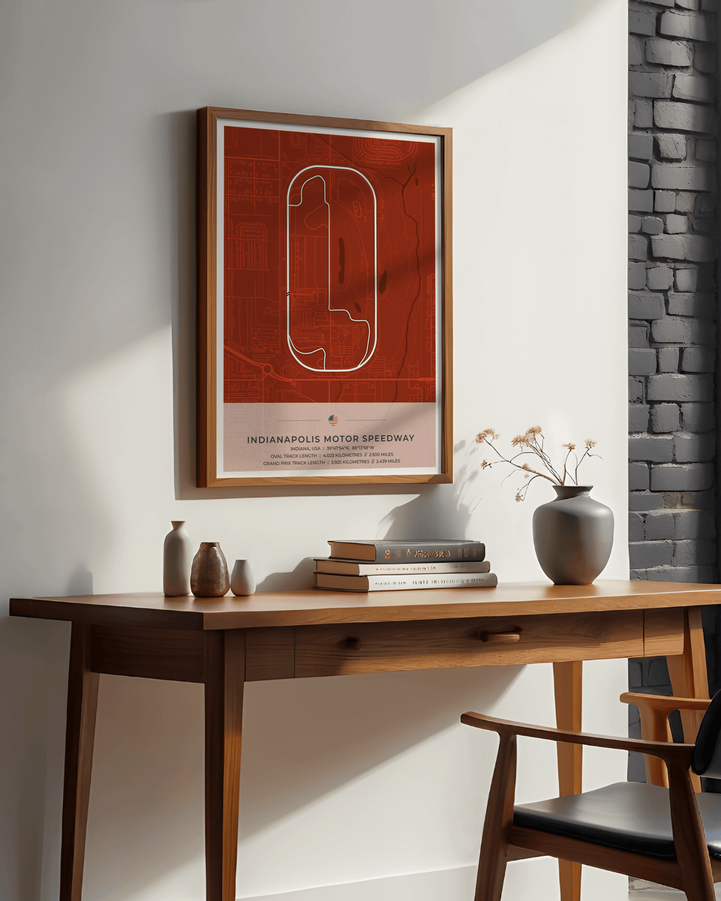 Indianapolis Motor Speedway - Circuit Map Poster