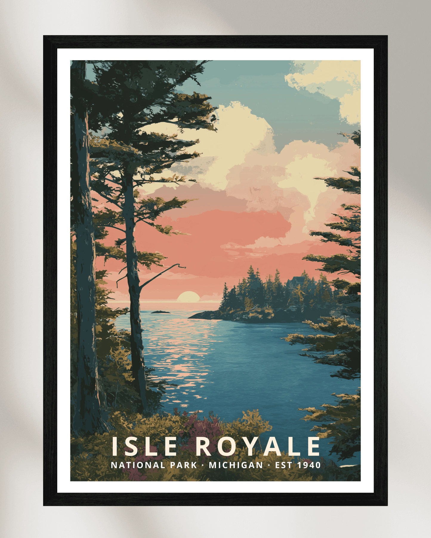 Isle Royale National Park Poster - Michigan, USA