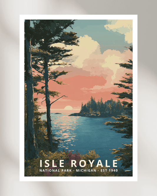 Isle Royale National Park Poster - Michigan, USA