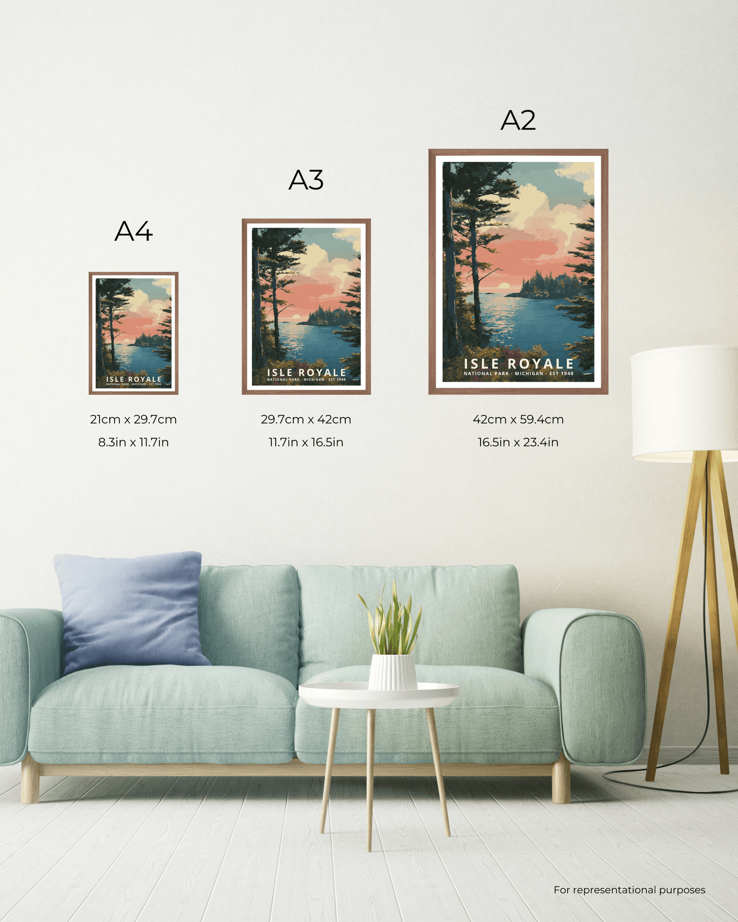 Isle Royale National Park Poster - Michigan, USA