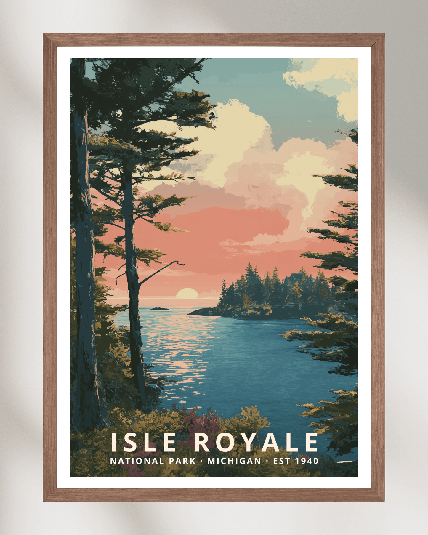 Isle Royale National Park Poster - Michigan, USA