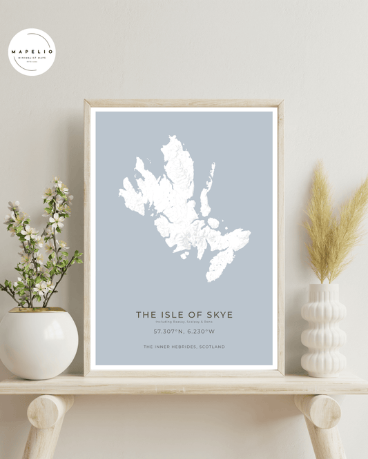 Isle of Skye -  Fine Art Map Poster