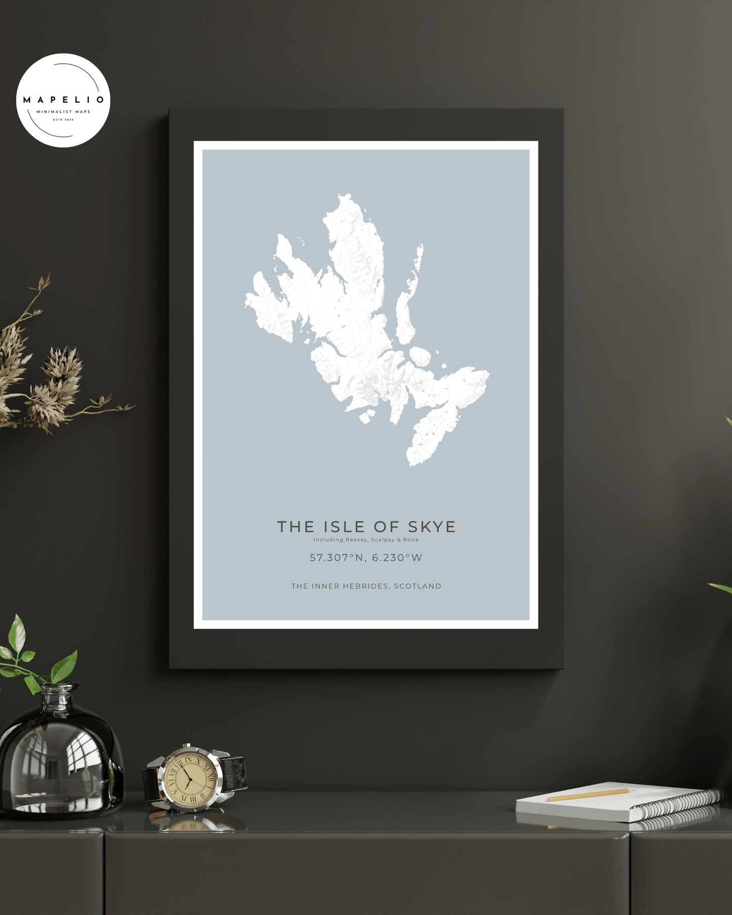 Isle of Skye -  Framed Map Poster