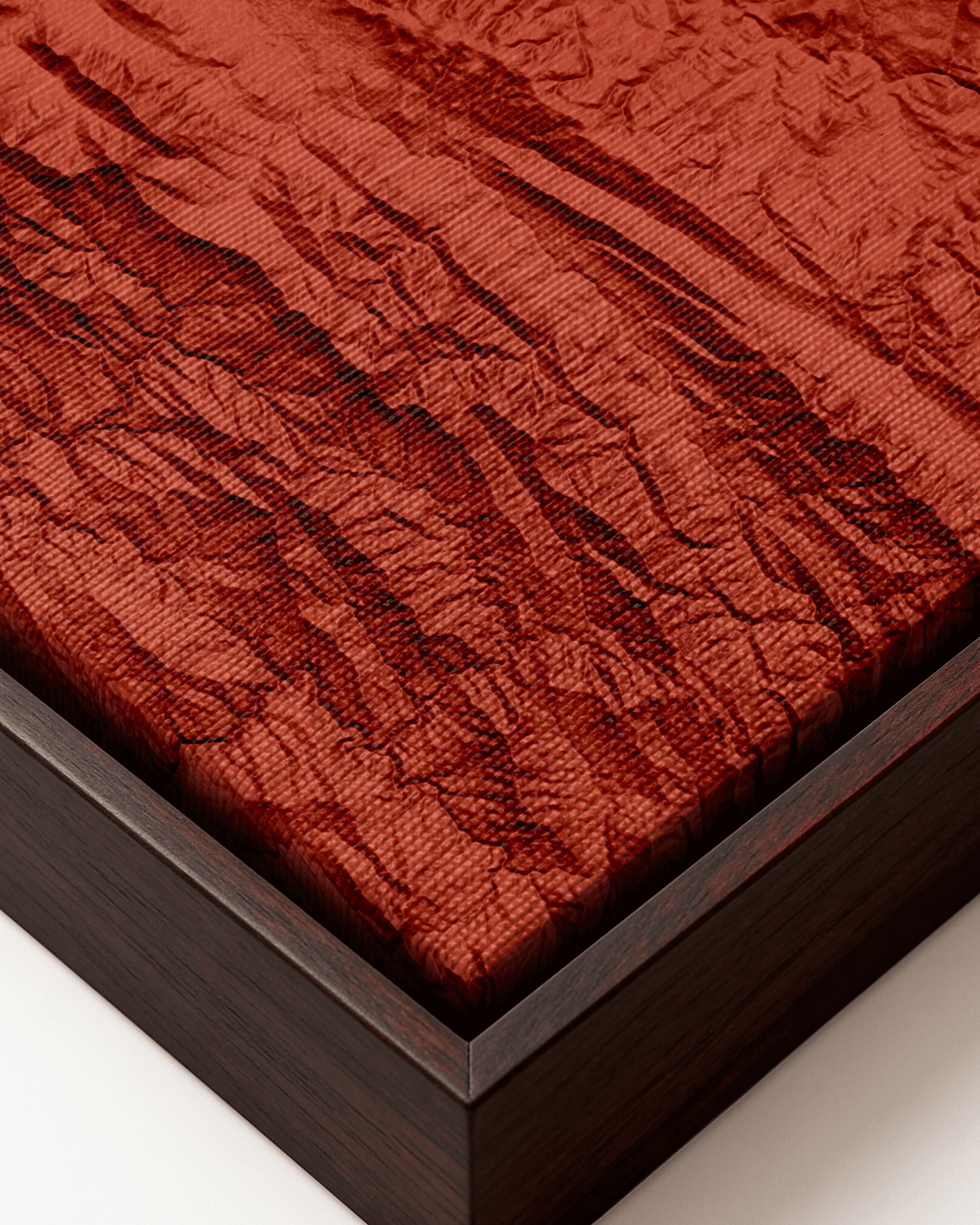 Kammanassie Mountains - Framed Canvas Topographical Map