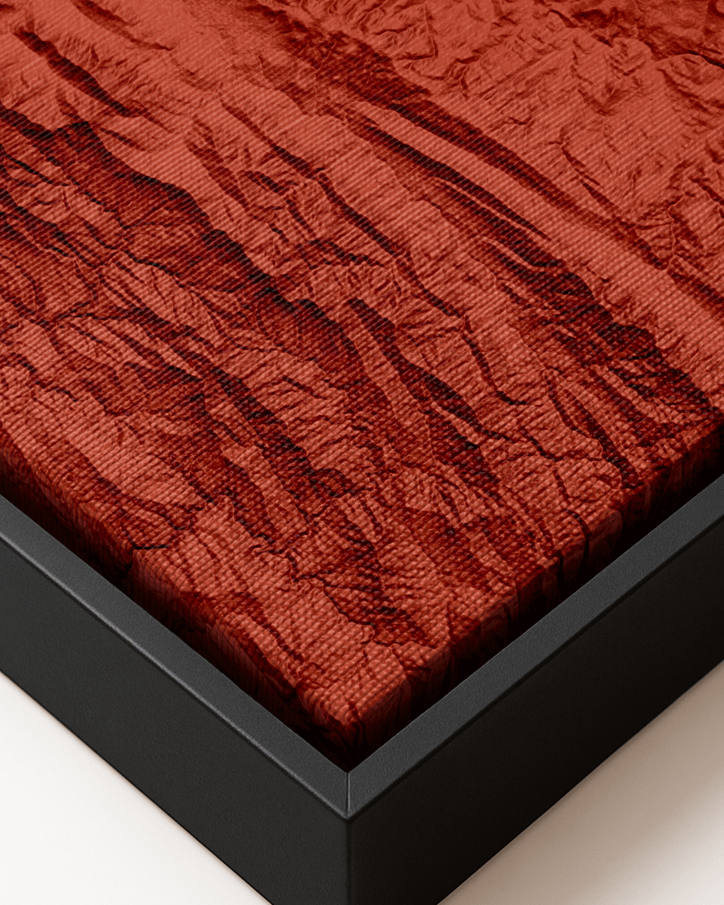 Kammanassie Mountains - Framed Canvas Topographical Map