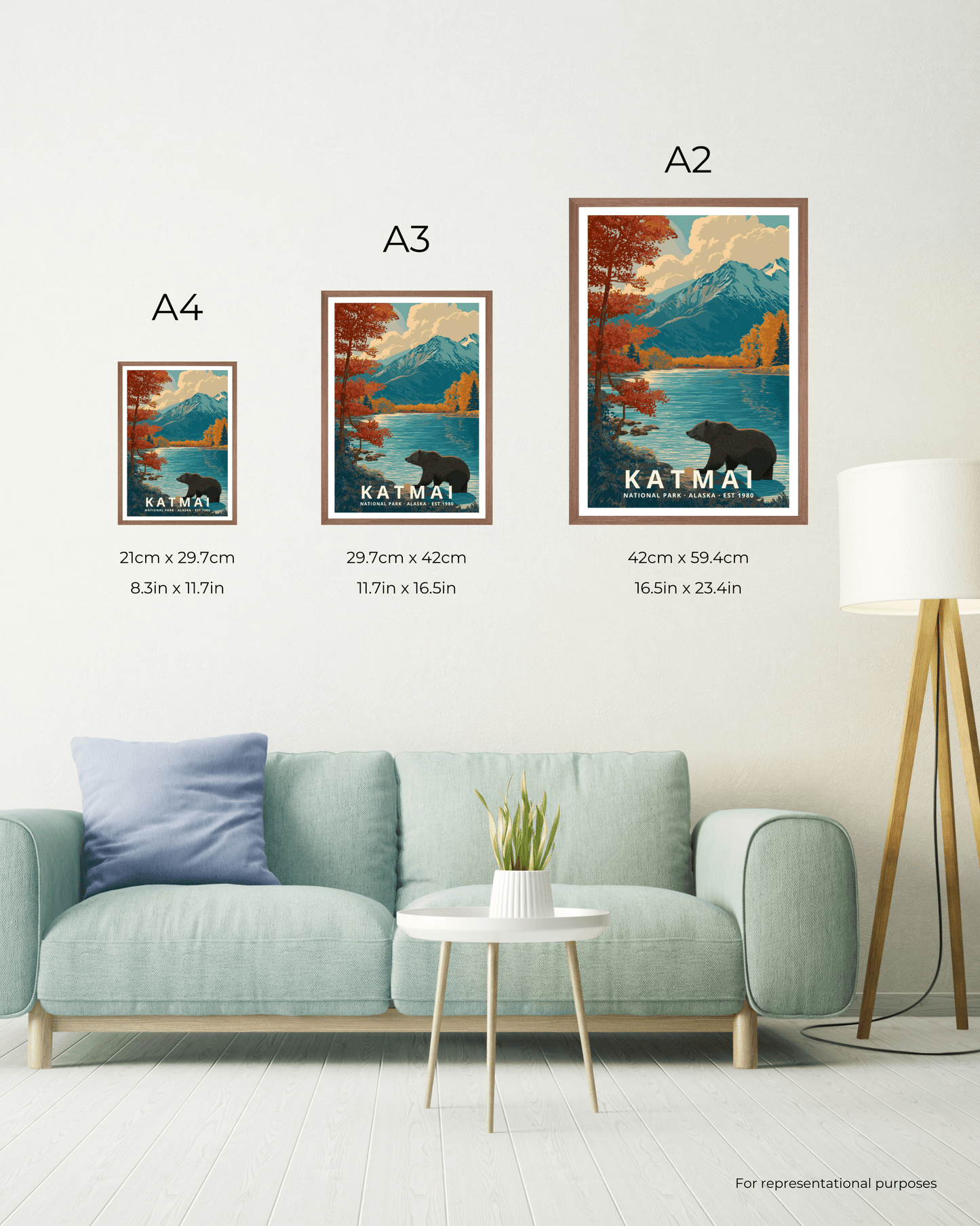Katmai National Park Poster - Alaska, USA