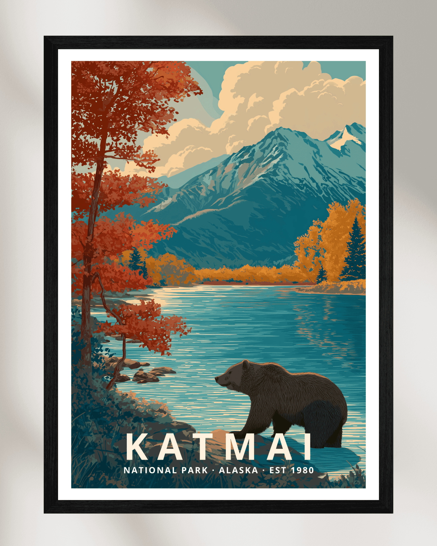 Katmai National Park Poster - Alaska, USA