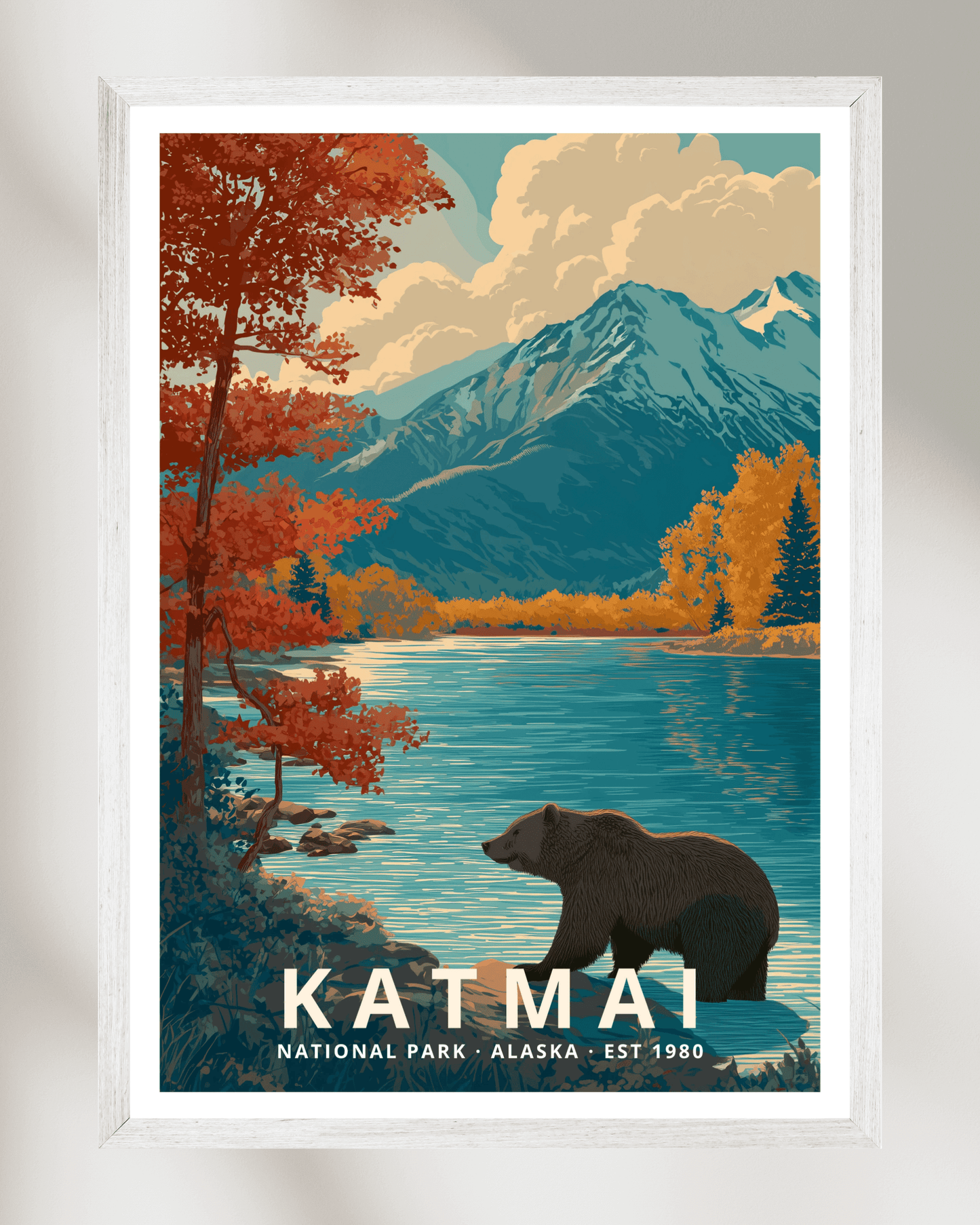 Katmai National Park Poster - Alaska, USA