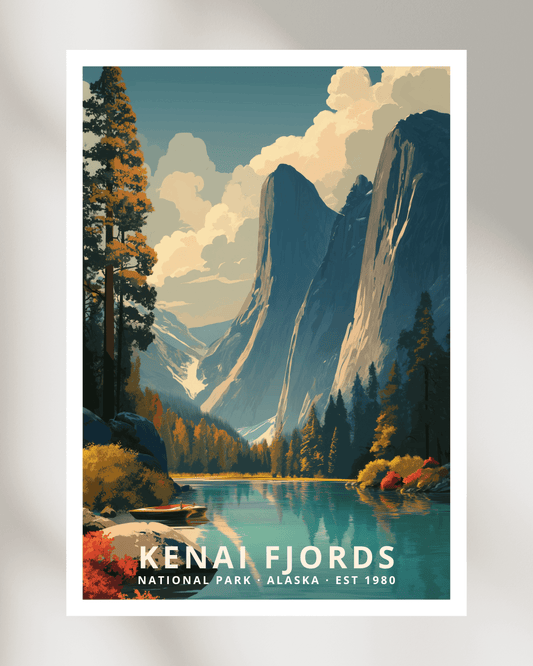 Kenai Fjords National Park Poster - Alaska, USA