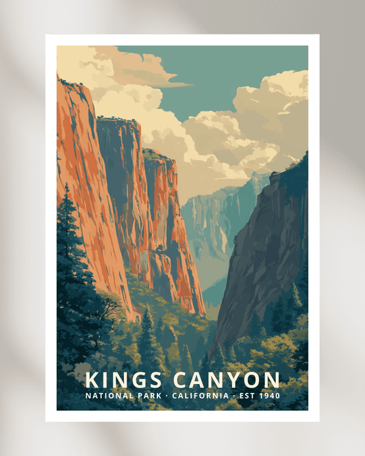 Kings Canyon National Park Poster - California, USA