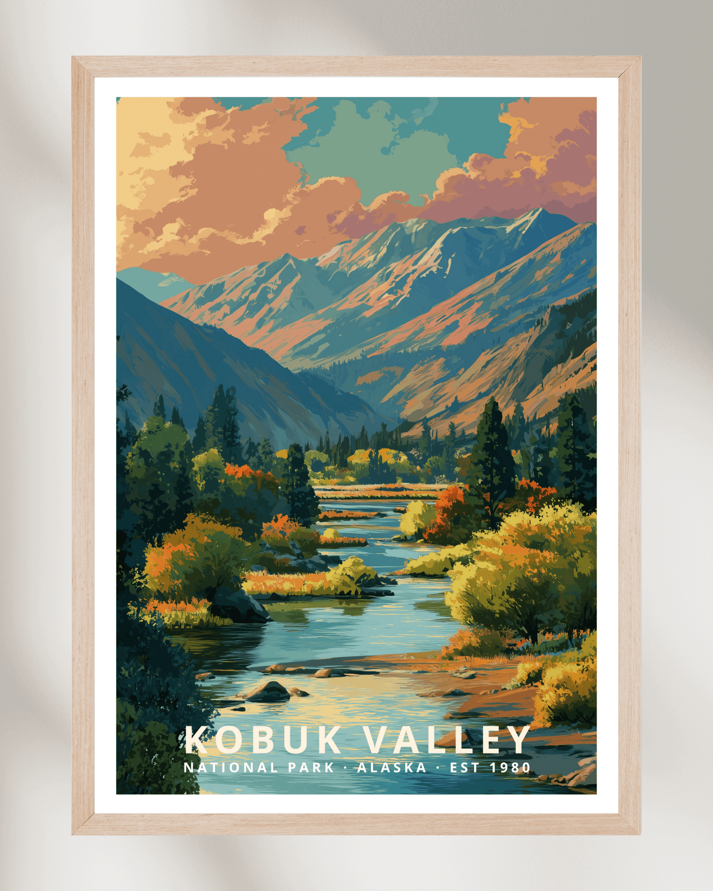 Kobuk Valley National Park Poster - Alaska, USA
