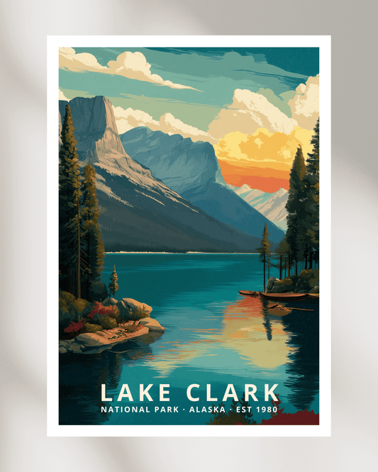 Lake Clark National Park Poster - Alaska, USA