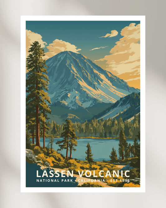 Lassen Volcanic National Park Poster - California, USA
