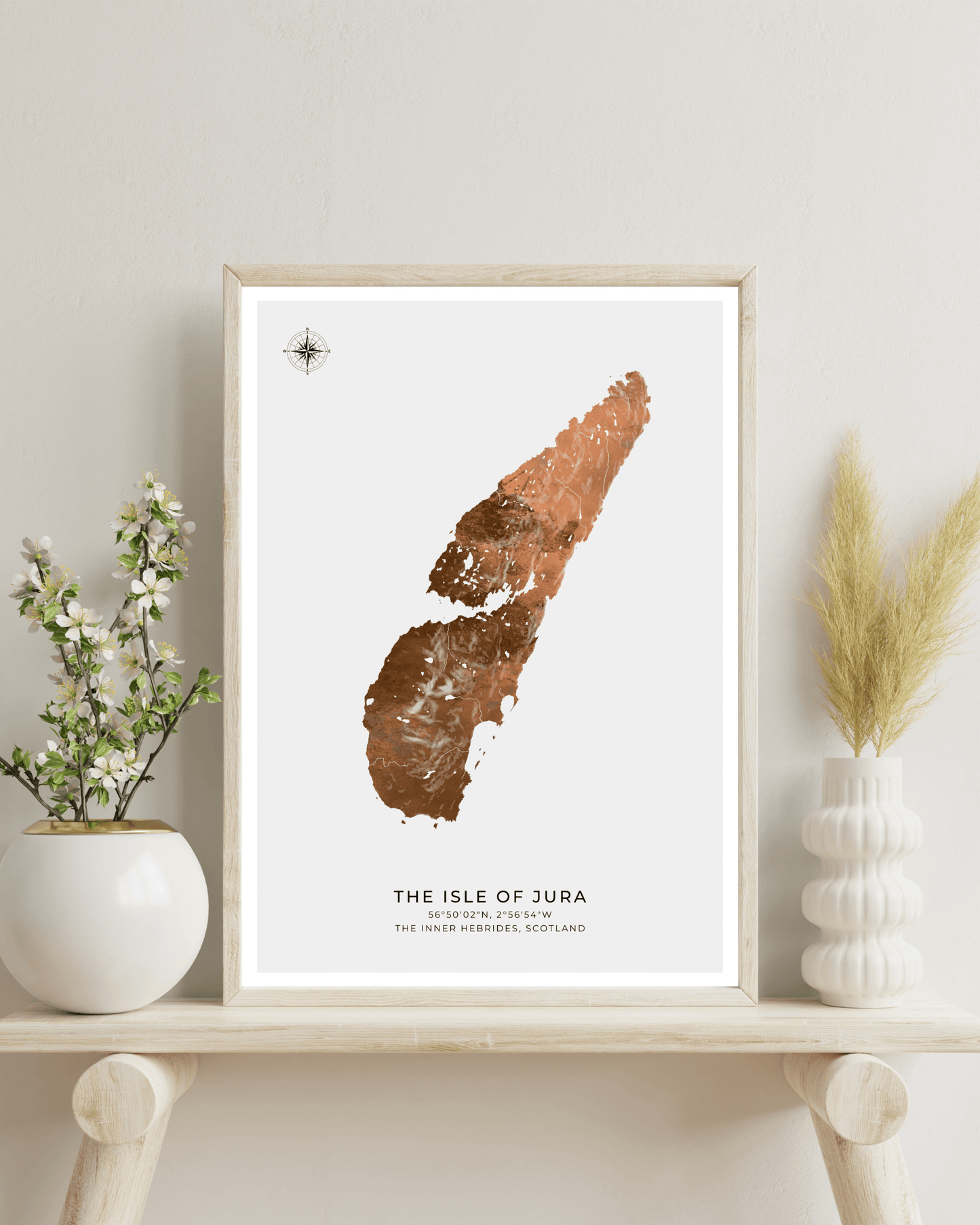 The Isle of Jura - Fine Art Map Poster