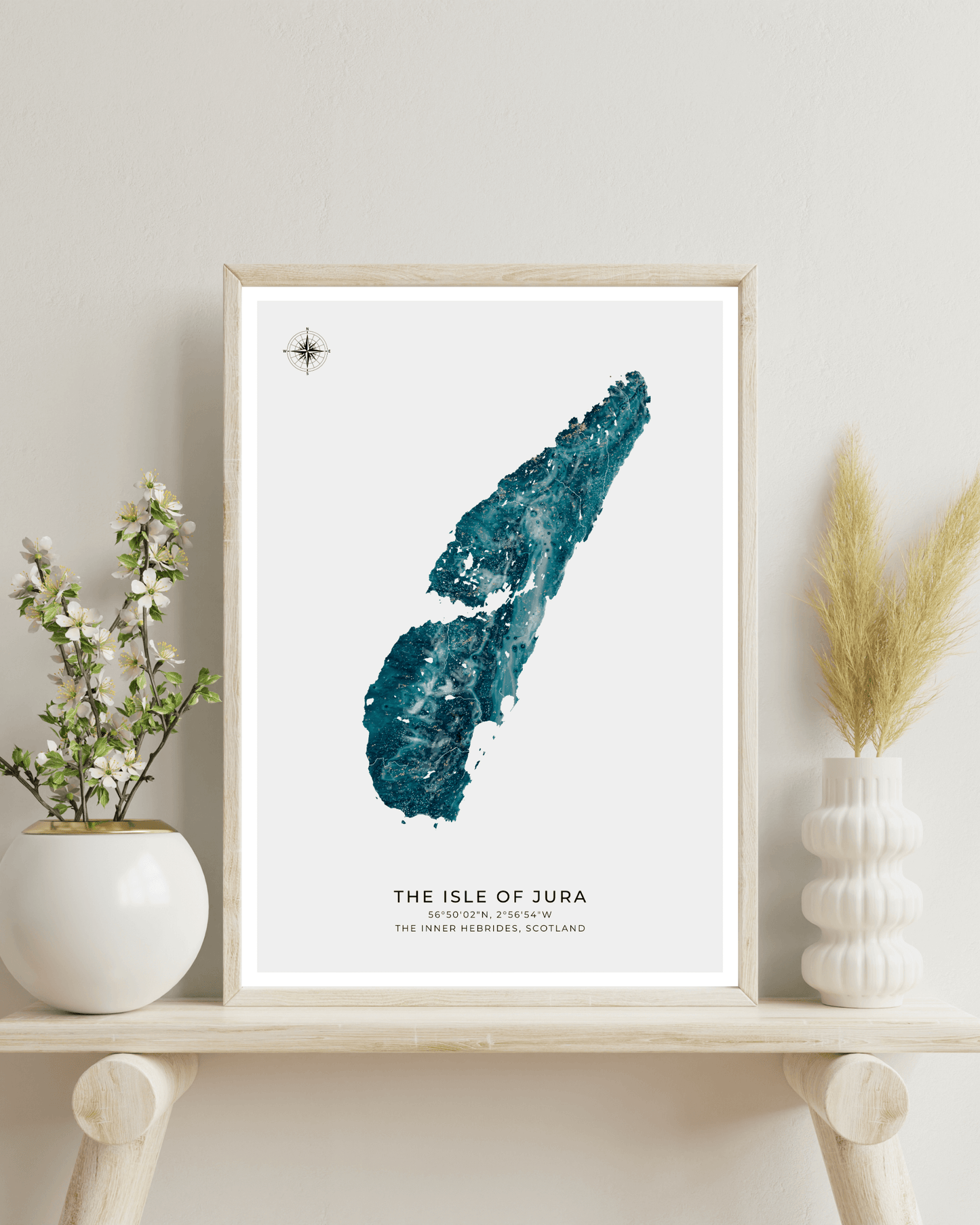 The Isle of Jura - Fine Art Map Poster