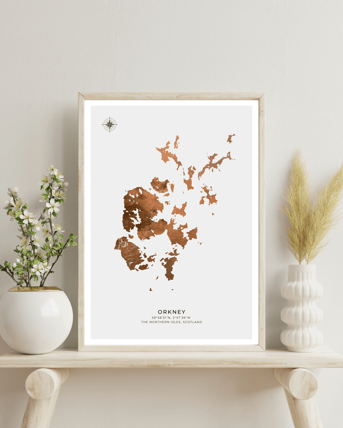 Orkney - Fine Art Map Poster