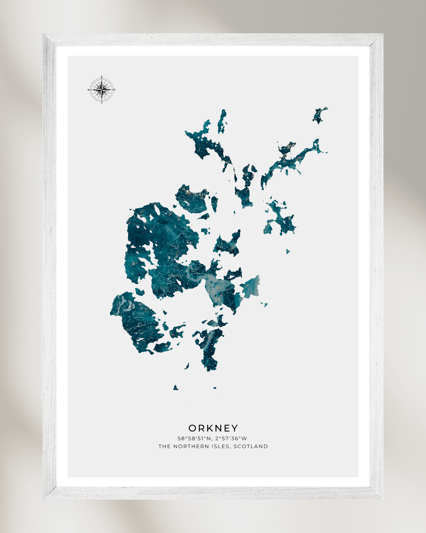 Orkney - Fine Art Map Poster