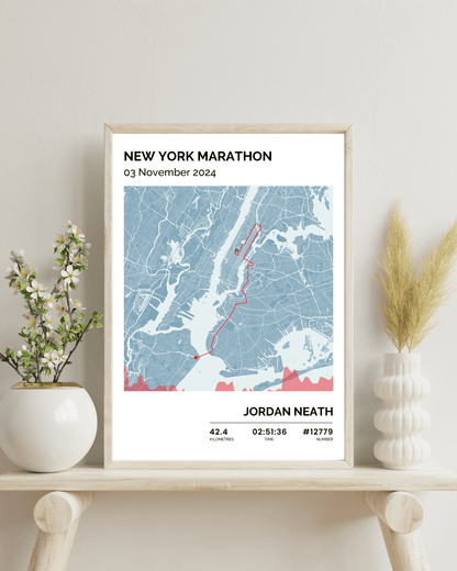 Personalised Marathon & Running Route Map